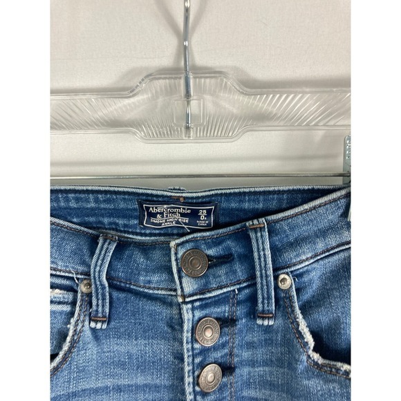 Abercrombie & Fitch Simone High Rise Ankle Jeans Size 25 / 0 - Picture 4 of 6